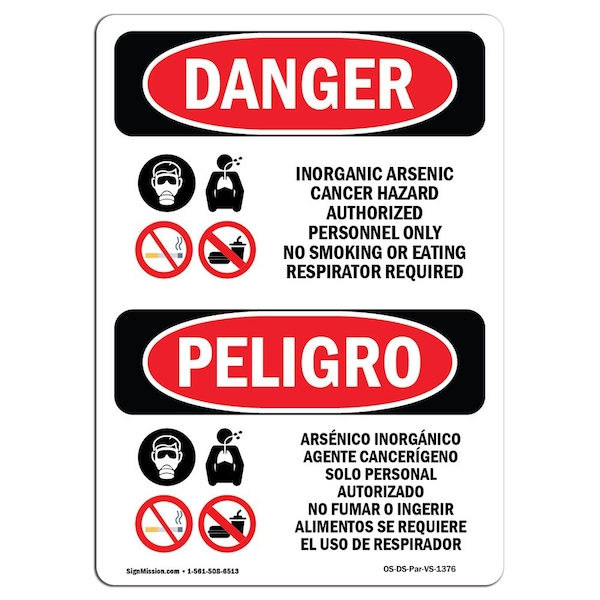 Signmission Safety Sign, OSHA Danger, 7