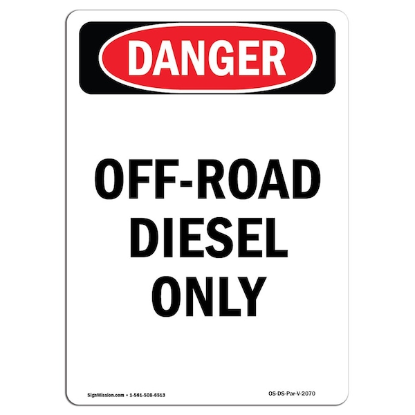 OSHA Danger Sign 'Stay Off Rocks' - 10x7 Inch Rigid Plastic, Outdoor/Indoor, Made In USA - View #12