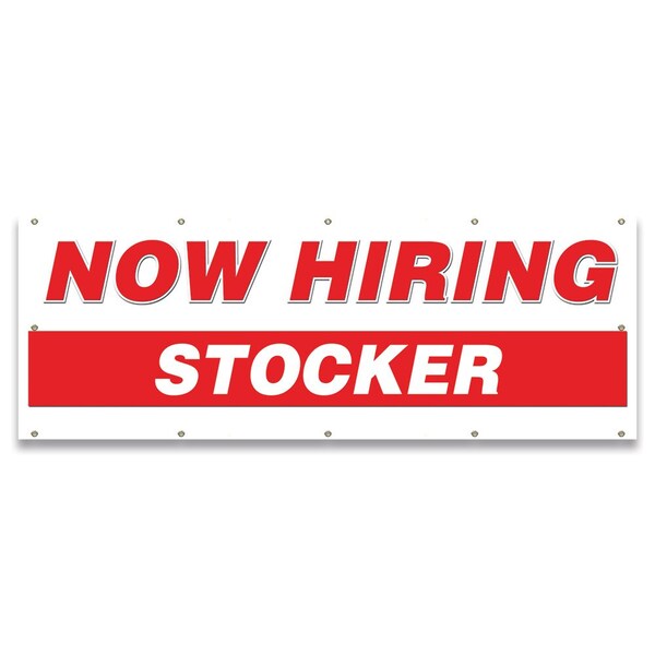 Stocker Over Sign Signmission Now Hiring Stocker Banner Apply Inside Accepting ...