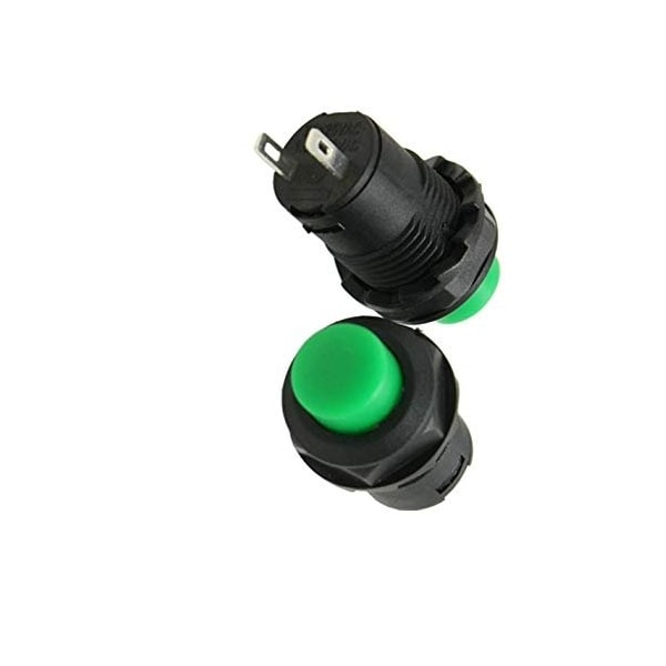 Arcoelectric Pushbutton Switches Spst Push Button Sw W/Shroud Green ...