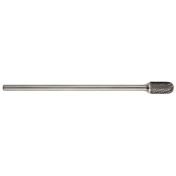 SH-5 Double Cut Solid Carbide Bur-Flame Shape ID # BA13B55062