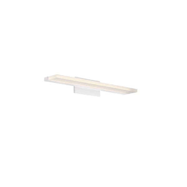 WAC Lighting Slim Nightstick 18 In. Brushed Aluminum LED Vanity Light Bar And Wall Sconce 3000k Ws 35819 Al