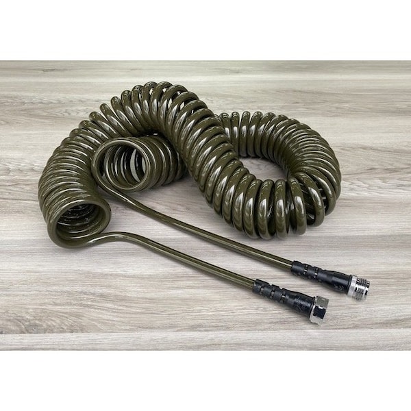 Water Right Professional Coil Hose 50 Ft Coil Hose - Olive PCH-050-MG ...