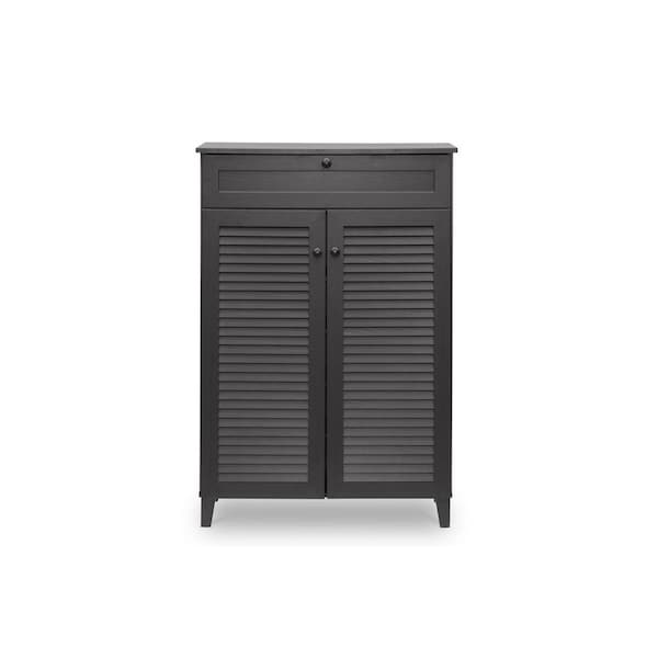 contemporary espresso baxton studio espresso entryway bench