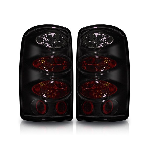 EAGLE EYES Black Smoke Headlight, Corner & Tail Light Set For 98-01 Ford Explorer