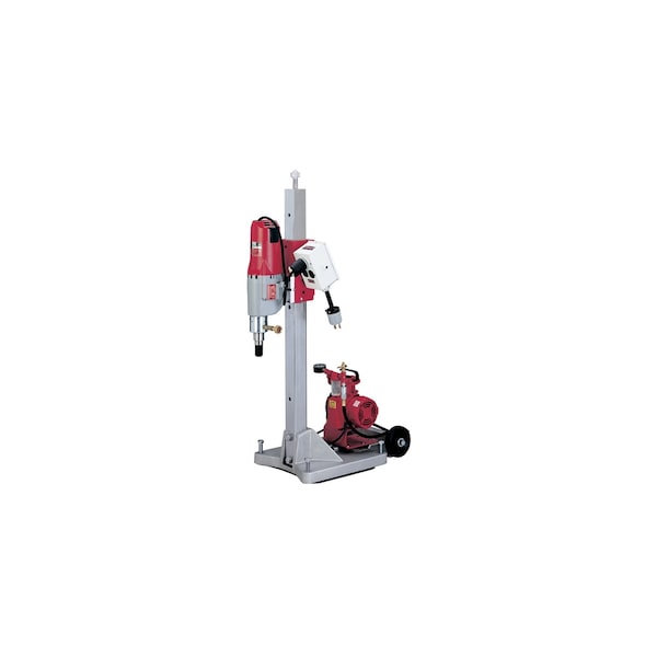 Milwaukee Tool DIAMOND CORING RIG WITH LARGE, BASE STAND, VAC-U-RIG KIT ...