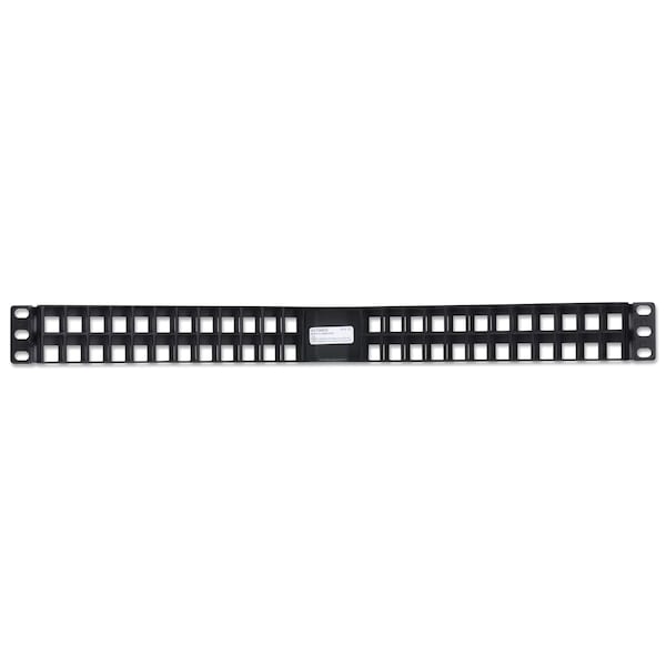 Belden 48 PORT MOD ANGLED PATCH PANEL,1U, BLACK, UNLOADED, ACCEPTS ...