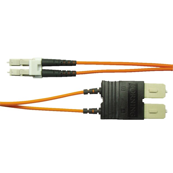 Compulink 2-F JUMPER 3.3FT/1MTR 62.5/125, LC TO SC CERAMIC TIP, OM1 ...