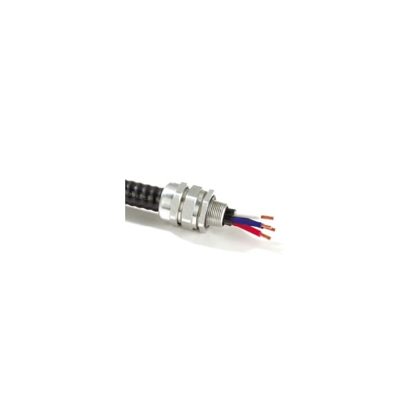 Cmp ALUM CABLE GLAND, ARMOR 0 - .669 1/2 NPT, JKT .512 - .787 UL ...