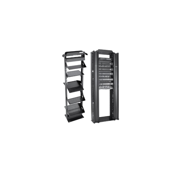 Nvent Hoffman Relay Rack, 84 in. H x 20-1/4 in. W x 15 in. L, Aluminum ...