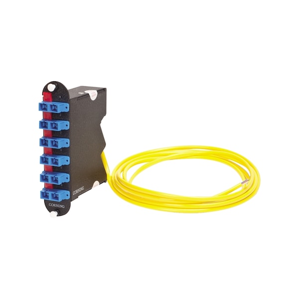 3m Corning Module Corning CCH REDUCED DEPTH MODULE, 12F, SCDUP, 3M PIGTAIL, SM, PRECISION ...