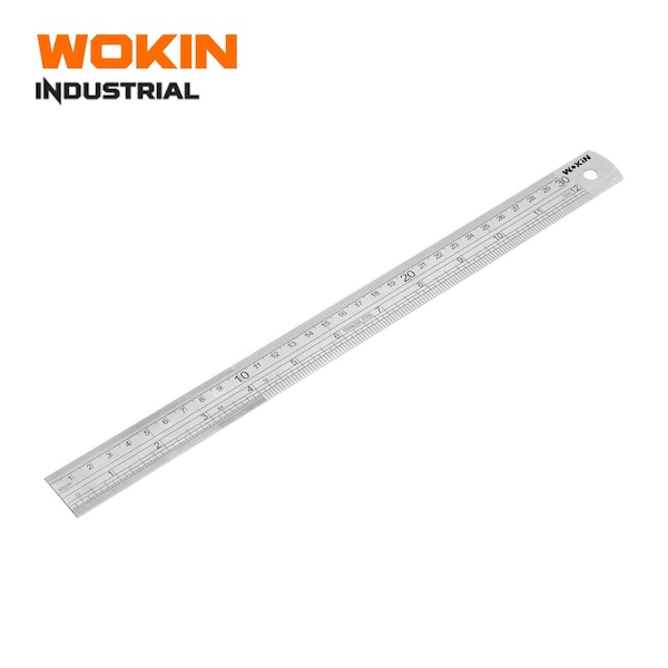 Wokin 12 Inch Stainless Steel Ruler Industrial 501012 | Zoro
