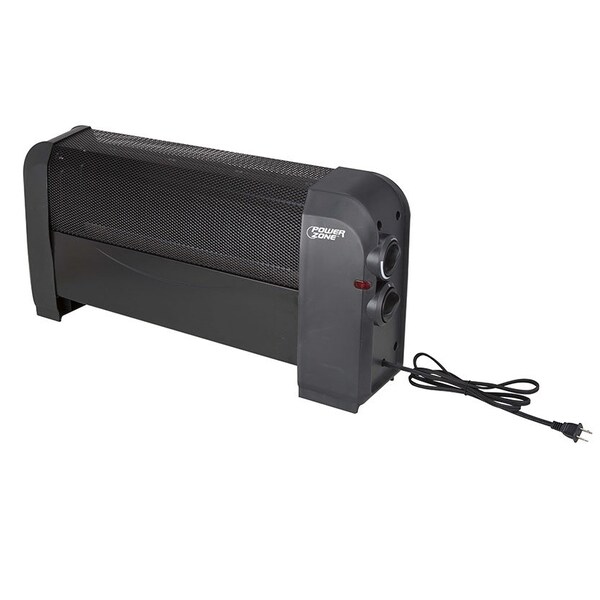 Powerzone PowerZone DL11 Baseboard Heater, 12.5 A, Black DL11 | Zoro