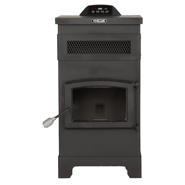 Vogelzang VG5770 FreeStanding Pellet Stove with Hopper, 23 in W, 2312 in D,  44 in H, 48,000 Btu Heating VG5770S | Zoro