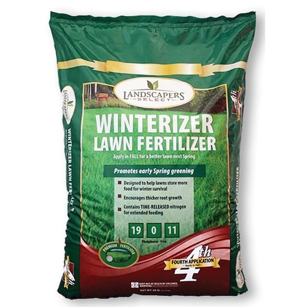 Landscapers Select Lawn Winterizer Fertilizer, Granular, Slight Ammonia ...