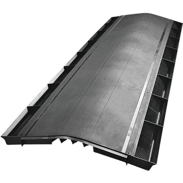 Lomanco Omni Ridge Vent, 4 ft L, Black OR4 | Zoro