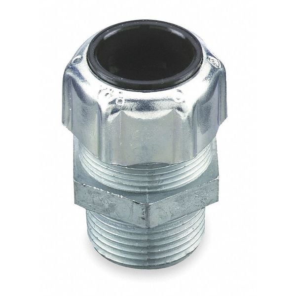 Abb Installation Products Liquid Tight Connector, 3/4in., Silver 2931