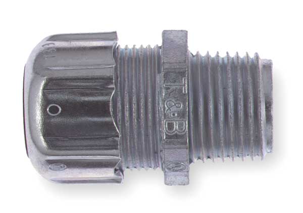 Abb Installation Products Noninsulated Connector, 1/2 In., Steel 5232
