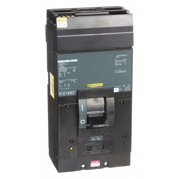 Square D LA36400 3P Standard Circuit Breaker 400A 600VAC | Zoro.com