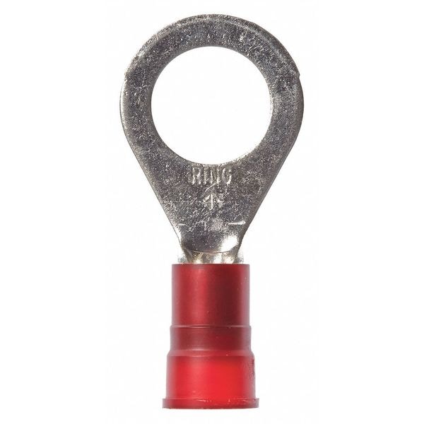 3M 8 AWG Nylon Ring Terminal 1/4" Stud PK10 MN814R/SX Zoro