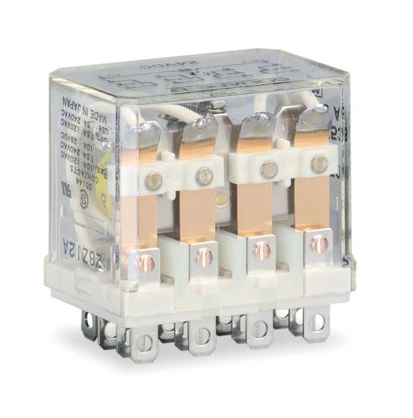 Schneider Electric General Purpose Relay, 120V AC Coil Volts, Square, 14 Pin, 4PDT 8501RS44V20