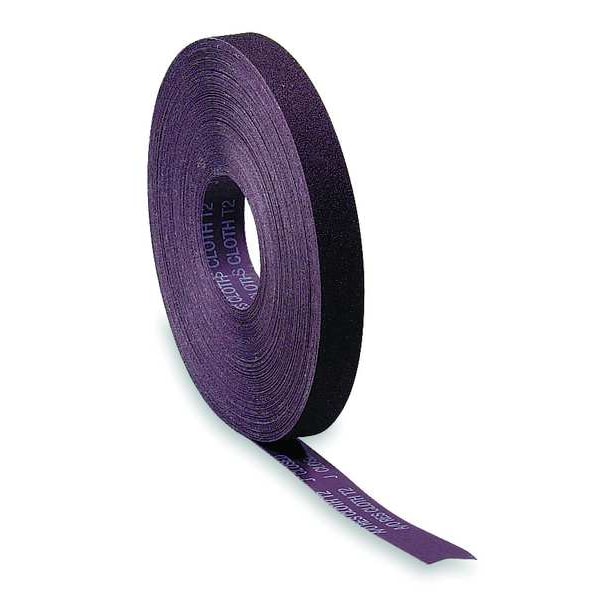 Norton Abrasives Abrasive Roll, 1" W x 150 ft.L, 320G, Brown 66261126268