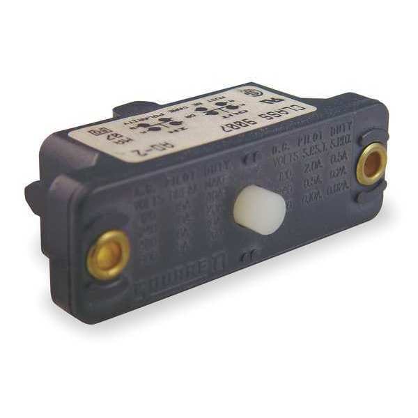 Square D Industrial Snap Action Switch, Plunger Actuator, 1NC/1NO, 15A @ 600V AC Contact Rating 9007AO1