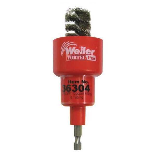 Weiler Spiral Wire Brush Tool, Stainlesss Steel, 1" 97939 Zoro
