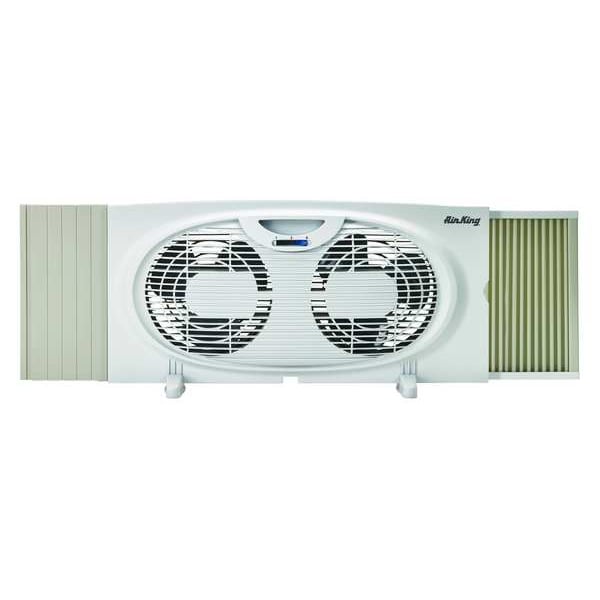 Air King 7" Window & Table Fan, 2 Speeds, 120VAC 9137