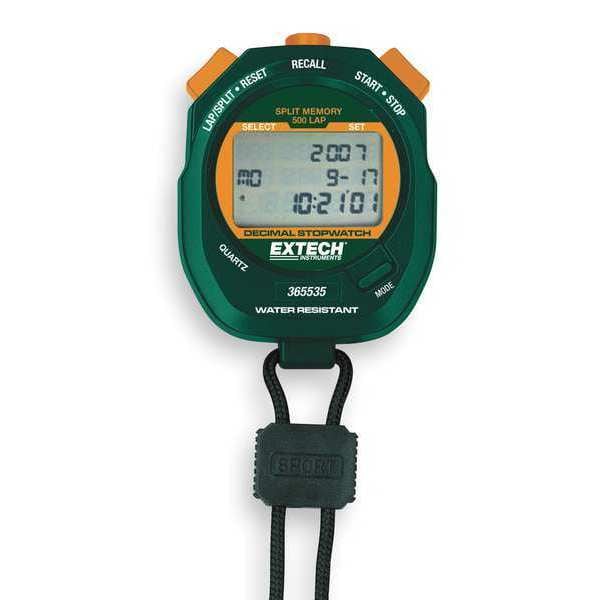 Extech Digital Stopwatch, Decimal Display 365535