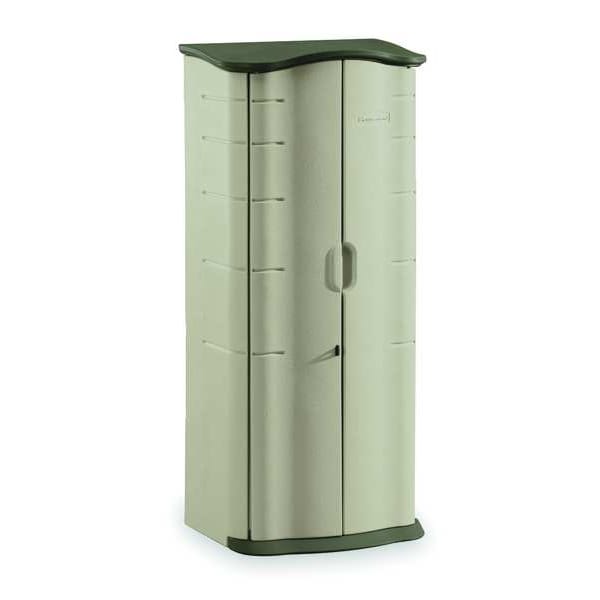Rubbermaid Commercial 17 cu ft Resin Vertical Outdoor Storage Shed