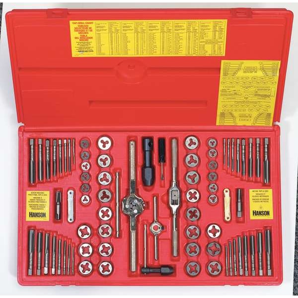New Main Case w/ 28 Pieces Irwin Hanson 97312 Metric Tap and Die Set New Main Case w/ 28 Pieces Irwin Hanson 97312 Metric Tap and Die Set