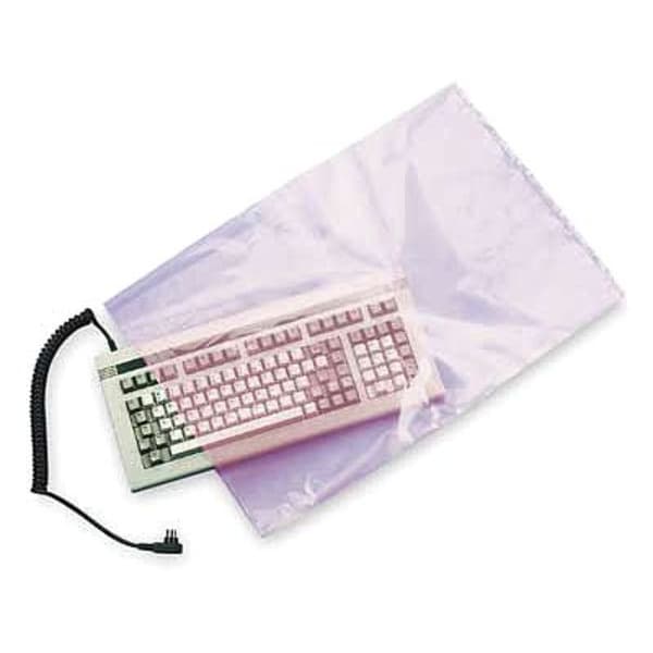 Zoro Select Open Poly Bags, 4 mil, Pink, PK 2000 5CYC9