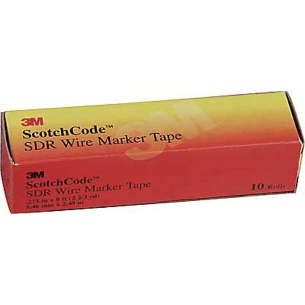 3M Wire Markr Refill, Printed, Slf-Adhes, PK50, SDR-H SDR-H