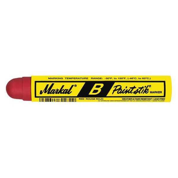 Markal Solid Paint Marker, Large Tip, Red Color Family 80222