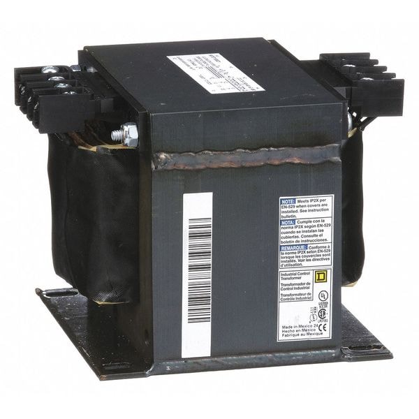 Square D Control Transformer, 1 kVA, Not Rated, 115°C, 120V AC, 240