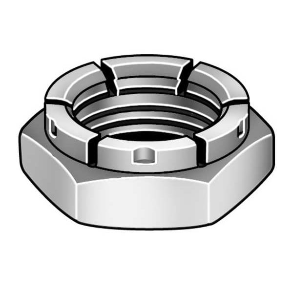 Flexloc Lock Nut, 1/2-13, Steel, Cadmium, 100 PK 217480-PG