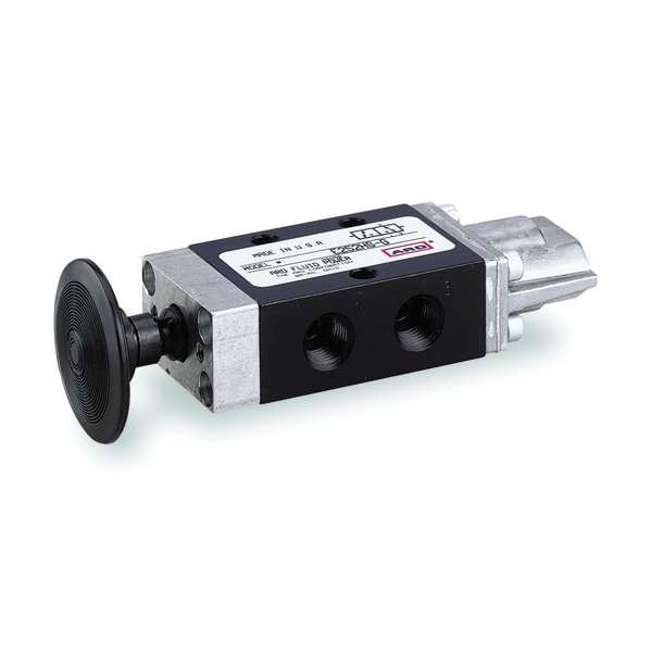 Aro Manual Air Control Valve, 4Way, 1/4in NPT E212HS Zoro