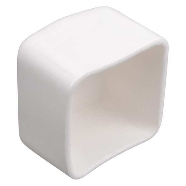 Zoro Select Superstrut Channel Safety End Cap, White, PK25, Width