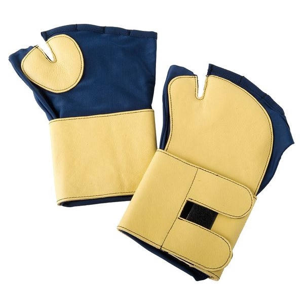 Condor Anti-Vibration Gloves, M, Blue/Gold, PR 2HEV6
