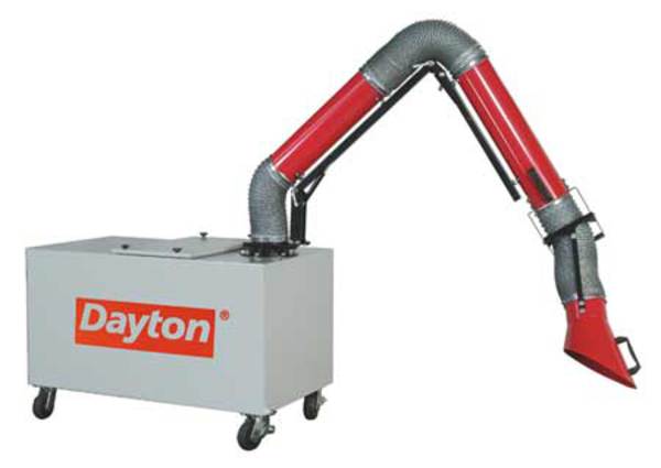 Dayton Industrial Air Cleaner, 1100/900/680 CFM 2HNT3