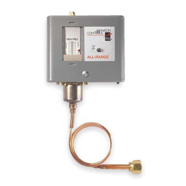 Johnson Controls Single Pressure Control, High Pressure P170CA400E Zoro