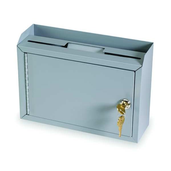 Zoro Select Suggestion Box, Steel, Gray, 3 in. D 2KEK1 | Zoro
