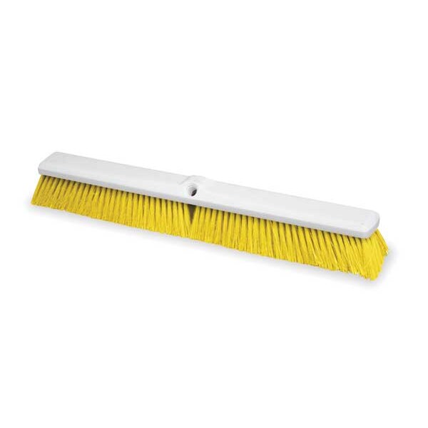 thumbnail image 2 of TOUGH GUY 24-Inch Sweep Face Push Broom Head – Soft Bristles, Green, 3H388 2 of 6
