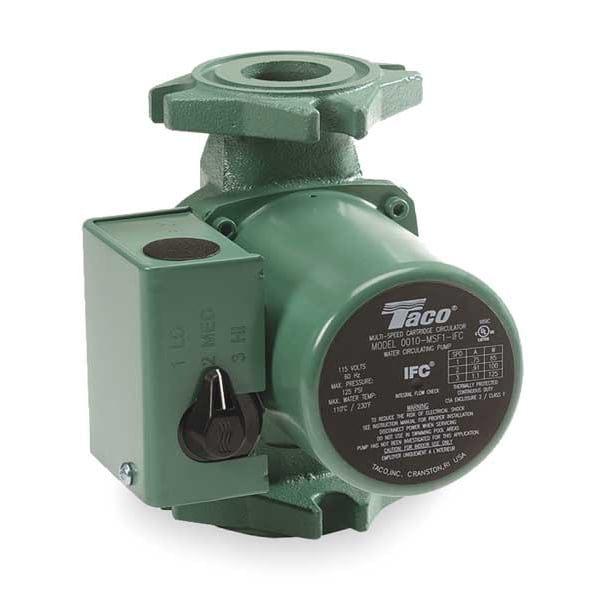 Taco Hydronic Circulating Pump, 1/20 hp, 115V, 1 Phase, Flange Connection 0010-MSF2-IFC