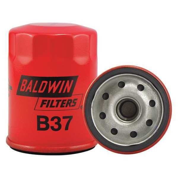 Baldwin Filters Oil Filter, SpinOn, FullFlow B37 Zoro