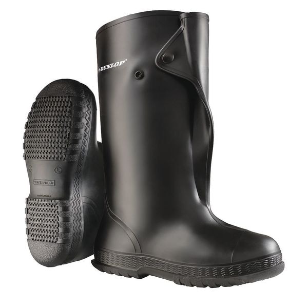 Onguard Overboots, Mens, L, Button, Blk, PVC, PR 8603000