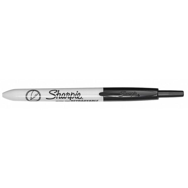 Sharpie Permanent Marker, Ultra Fine Tip Black PK2 1735801 Zoro