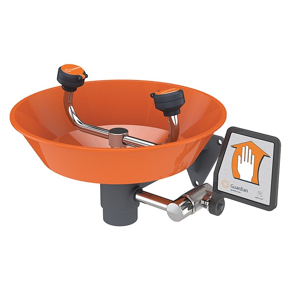 Guardian Equipment Wall Mounted Eyewash Station ABS Plastic G1814P Zoro