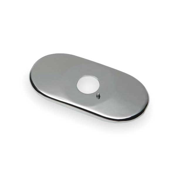 Chicago Faucet 4" Cover Plate, Brass/ Chrome Plated 240.627.21.1 Zoro